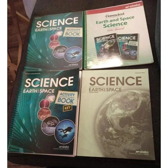 Other - Abeka Science Earth And Space Science Book Lot Activity Book Teacher Key Other